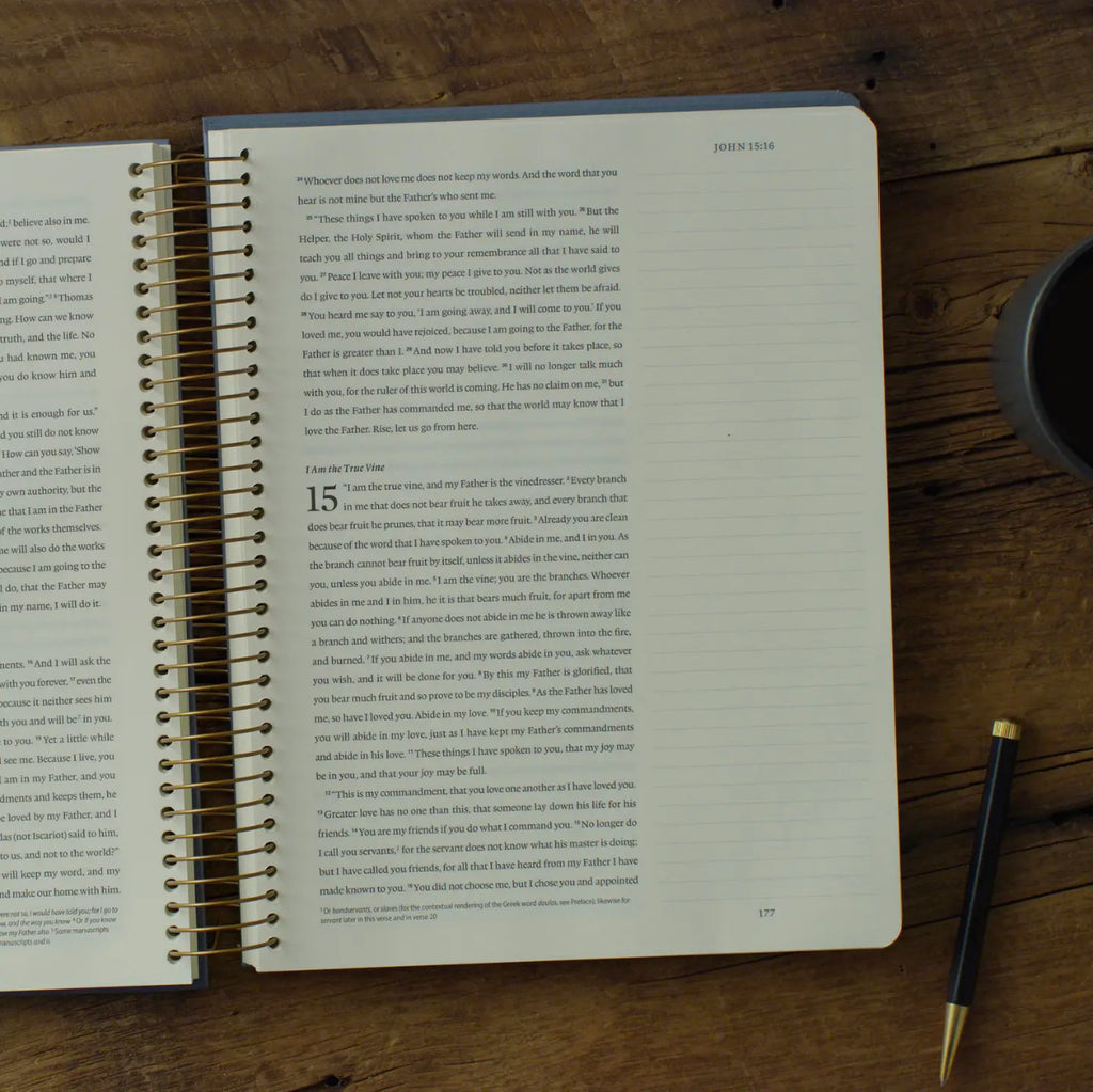 ESV Spiral-Bound Journaling Bible – New Testament (Hardcover Edition)