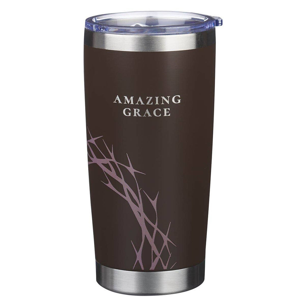 Tumbler SS Taupe Amazing Grace