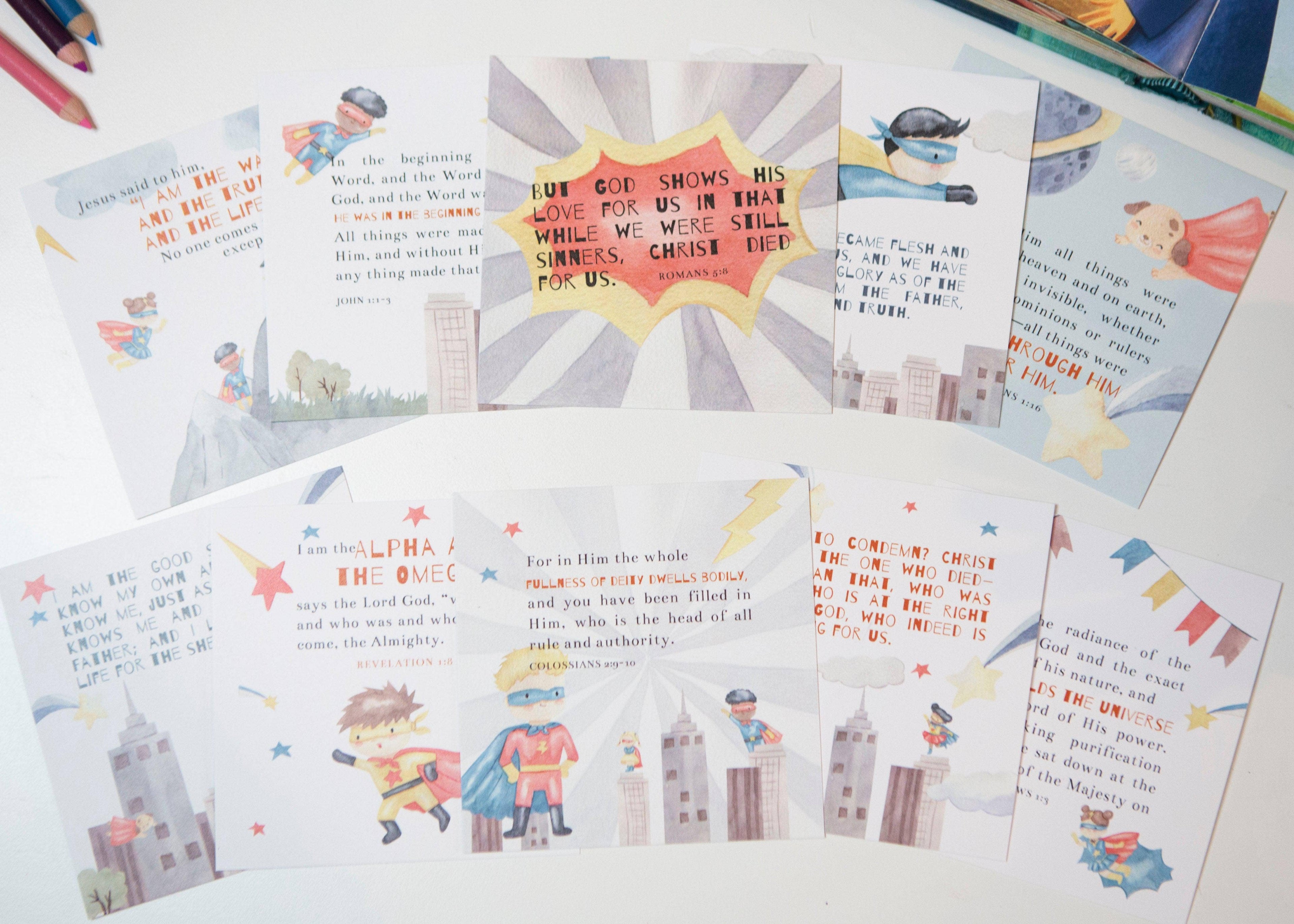 All About Jesus Kids Scripture Cards