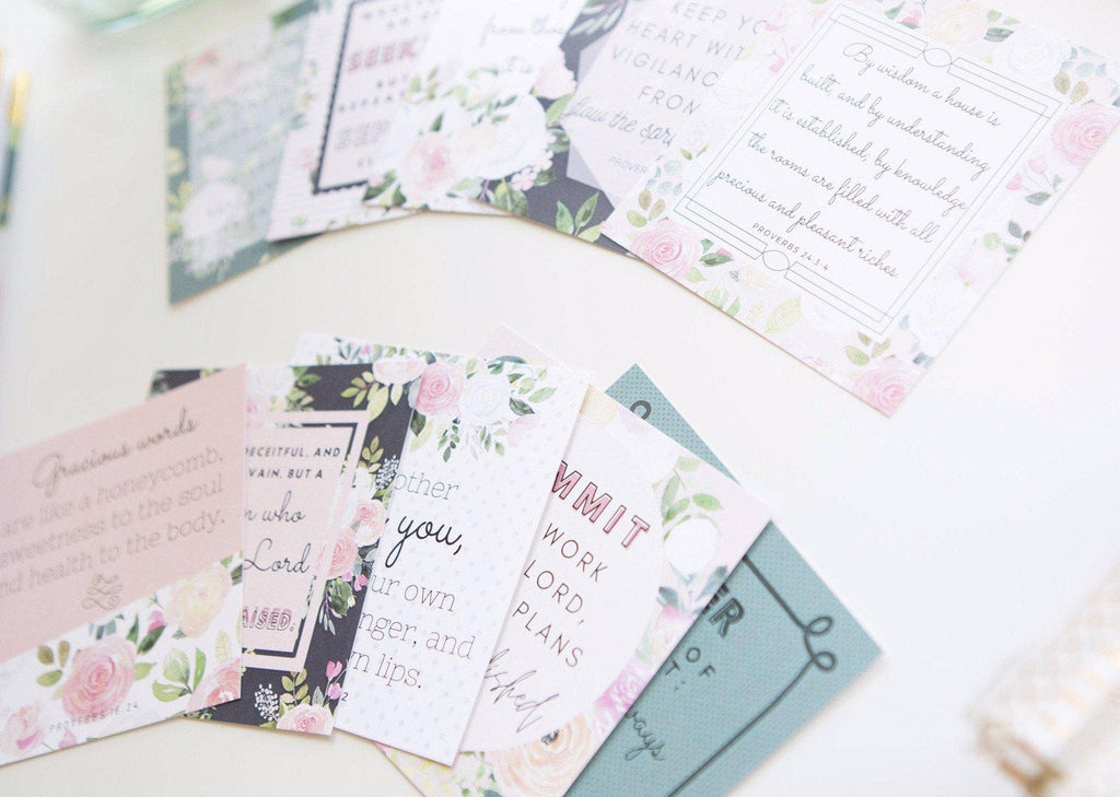 Proverbs 31 Woman Scripture Cards | Verse Cards