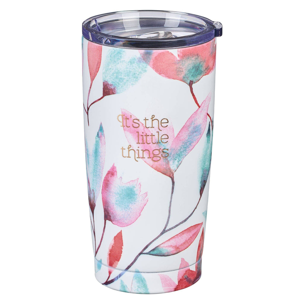SS Travel Mug Pink Petals Little Things