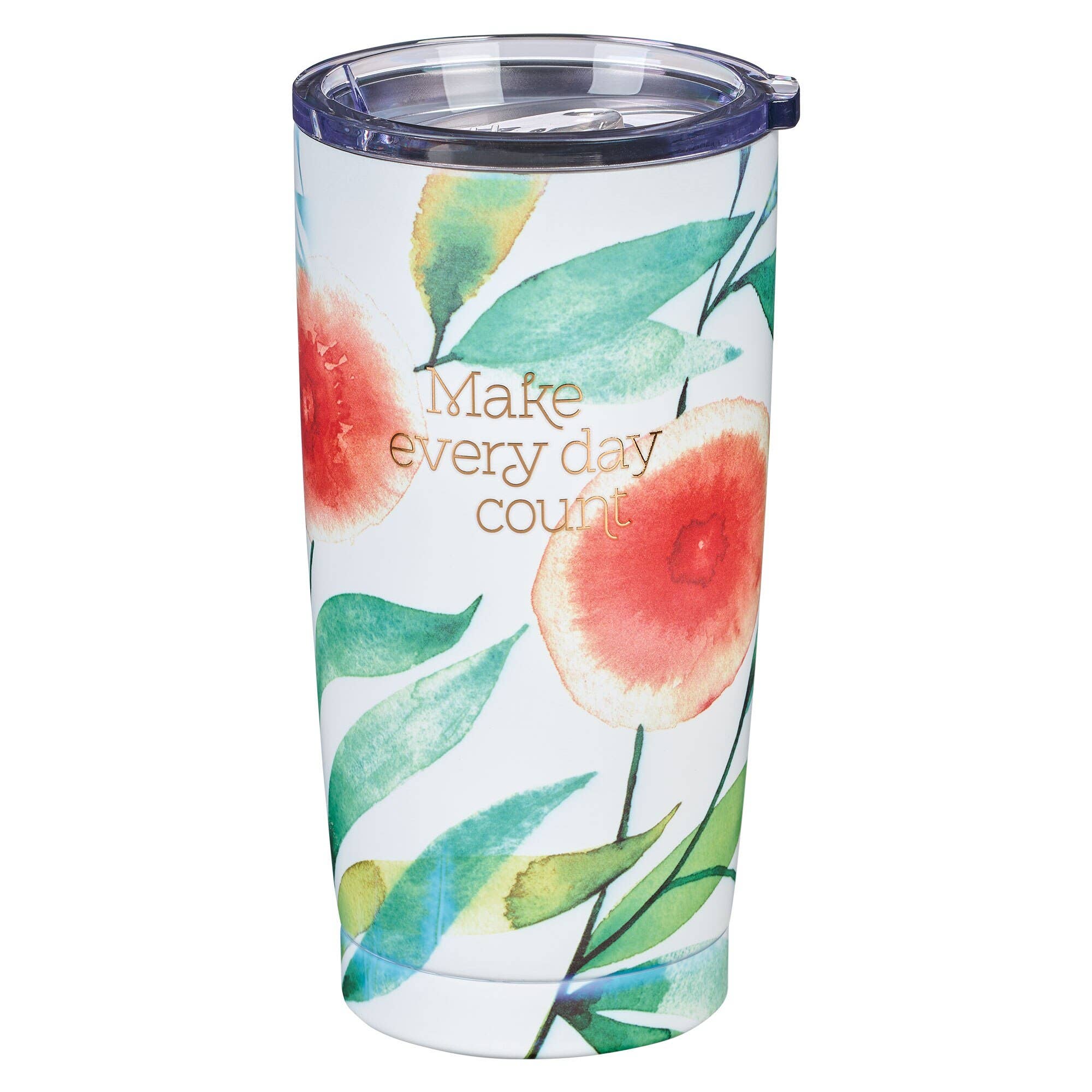 SS Travel Mug Orange Blossoms Make Every Day Count
