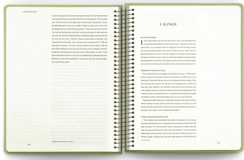 ESV Spiral-Bound Journaling Bible – History (Hardcover Edition)