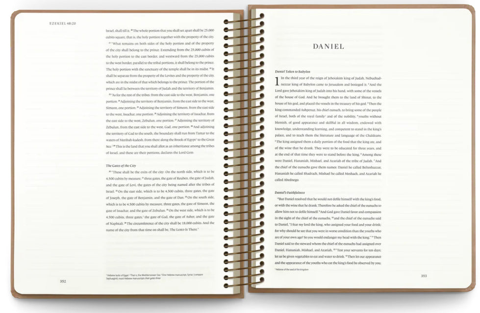 ESV Spiral-Bound Journaling Bible – Prophets (Hardcover Edition)