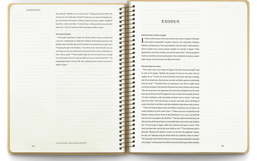ESV Spiral-Bound Journaling Bible – Pentateuch (Hardcover Edition)