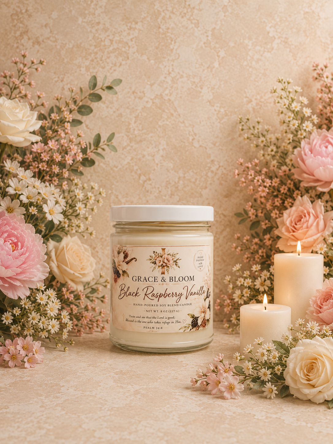 Black Raspberry Vanilla Candle