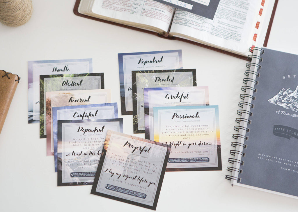 Scripture Cards for Men | Mens Verse Cards