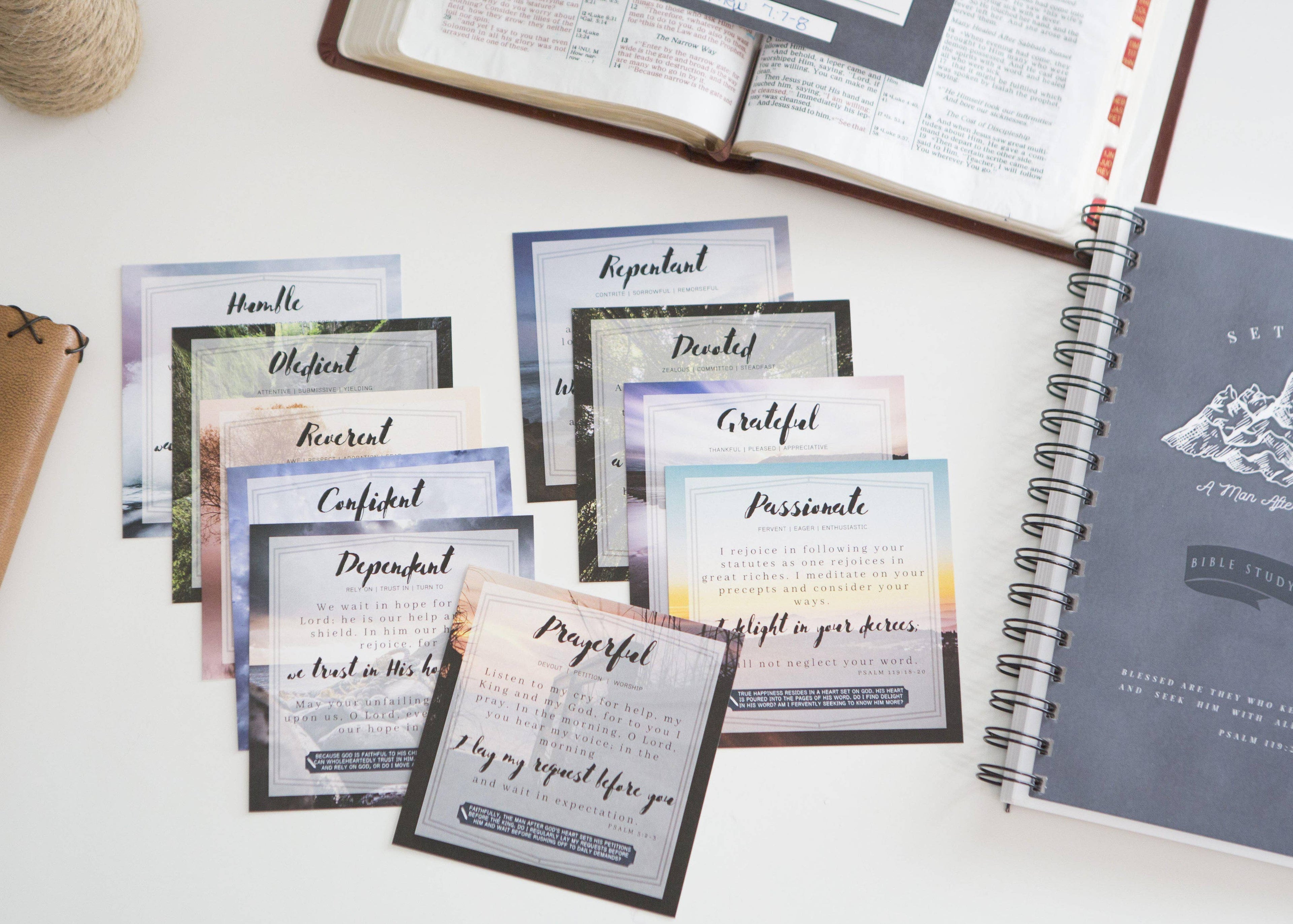 Scripture Cards for Men | Mens Verse Cards